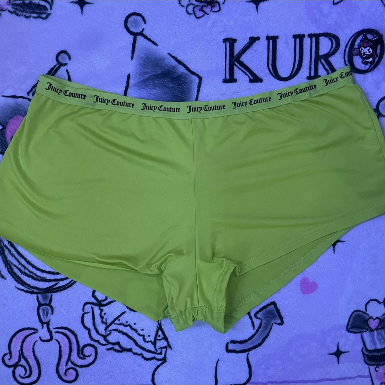 💋Juicy Couture Green Boxers -size 2x fits 1x as well... - Depop