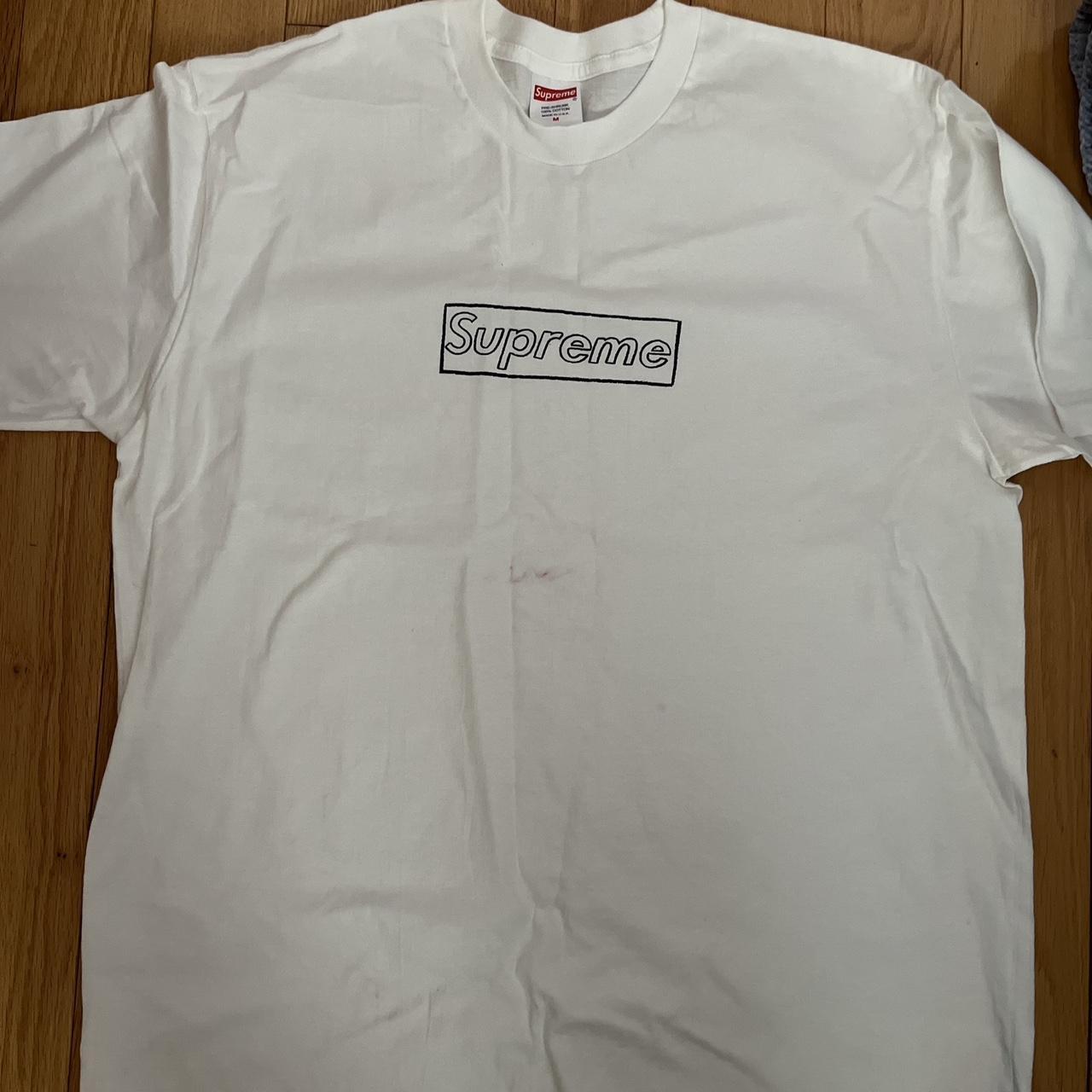 Supreme sold kaws white shirt