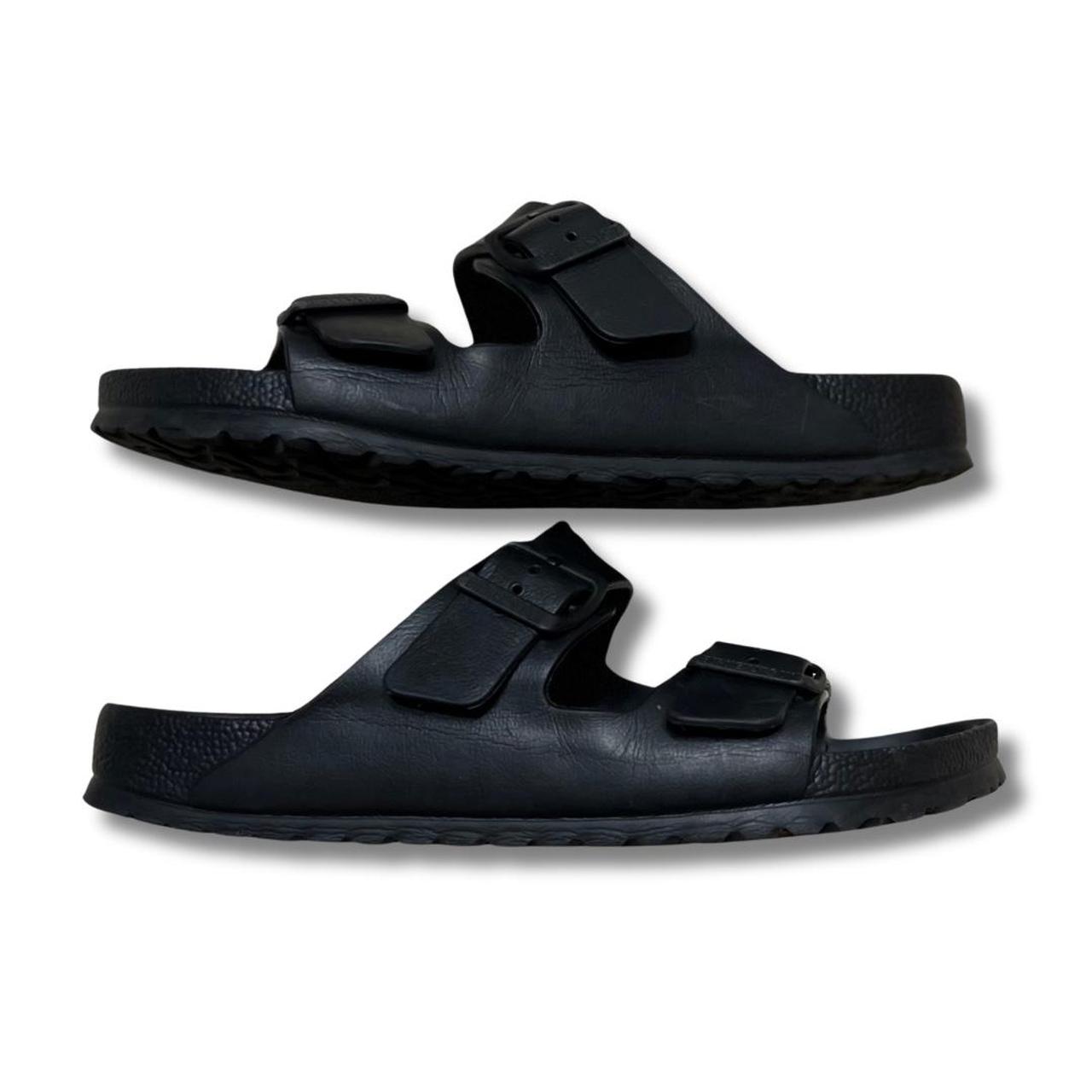 mens all black birkenstocks