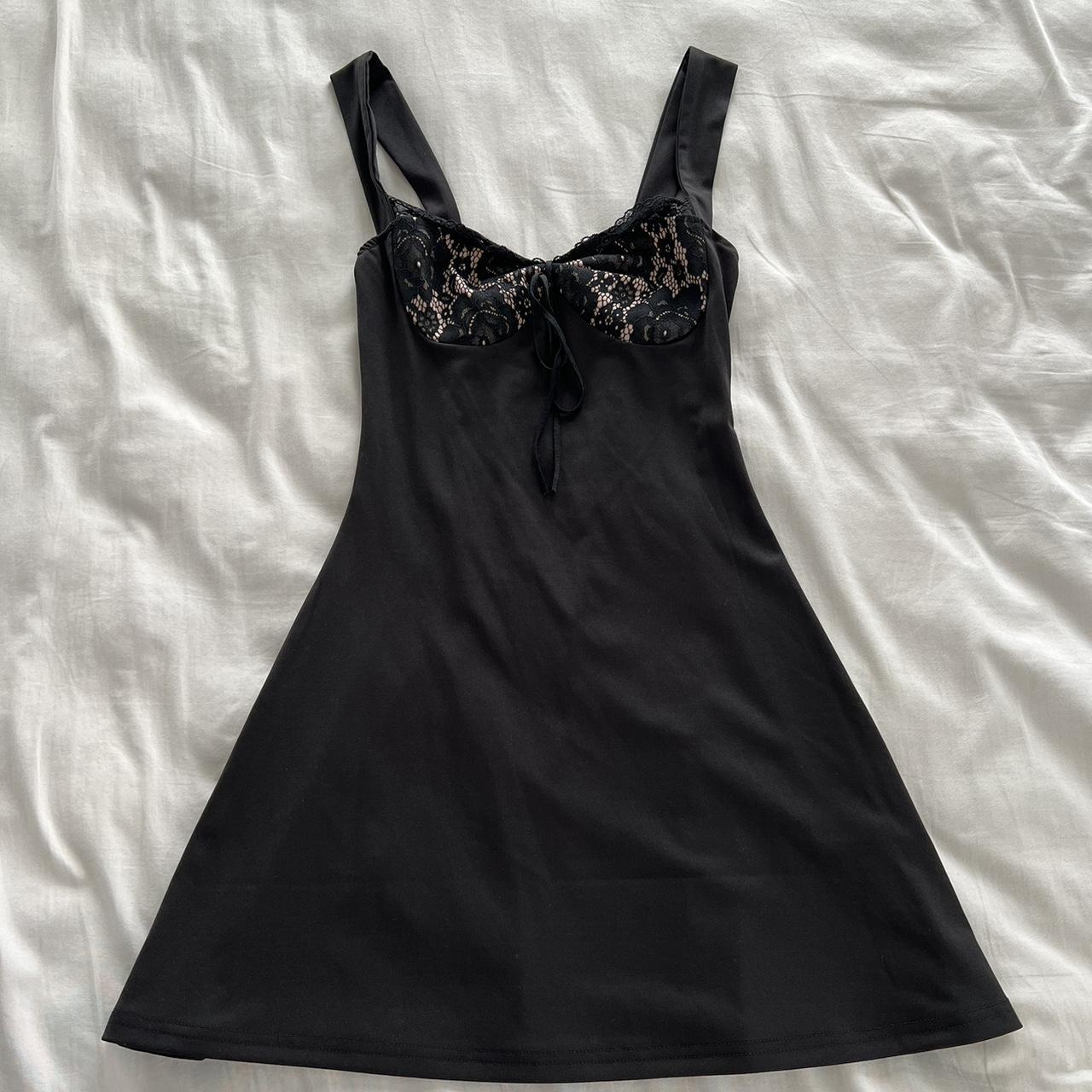 Black mini dress Size: S ... - Depop