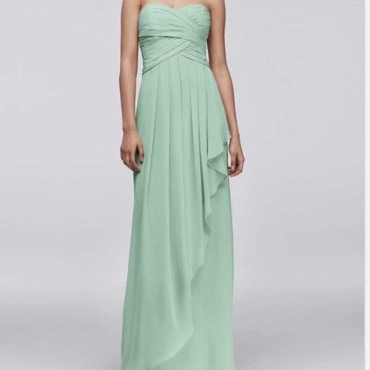 David's bridal clearance mint green dress