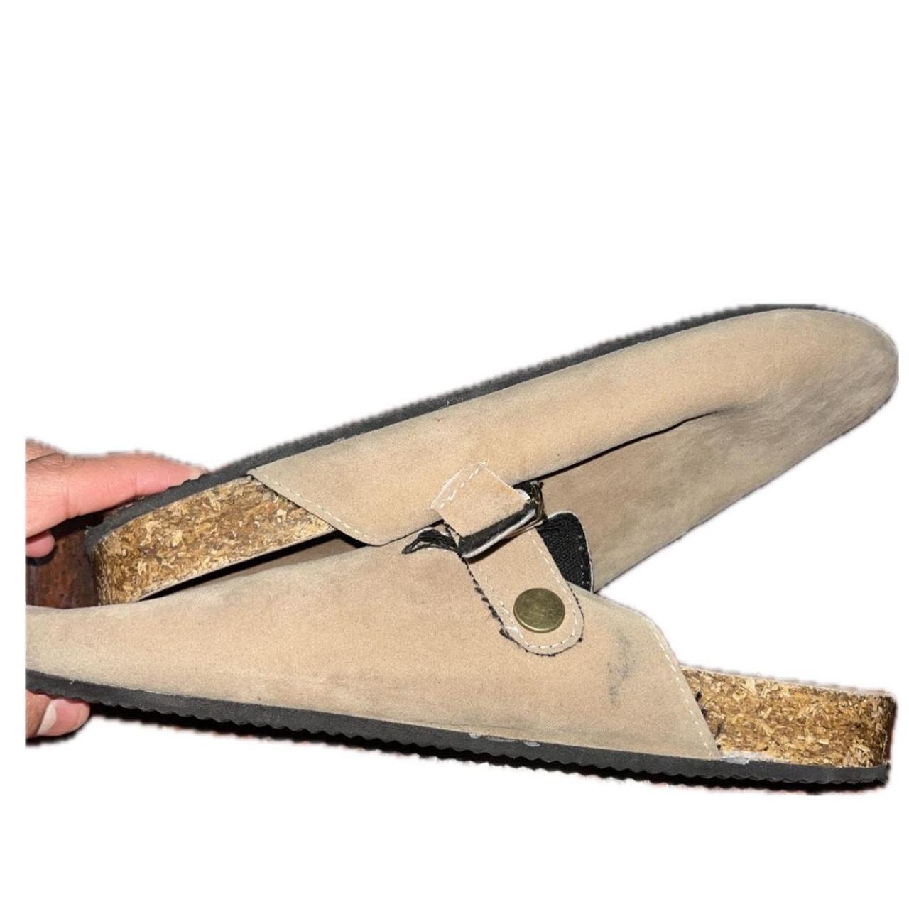 tan slippers