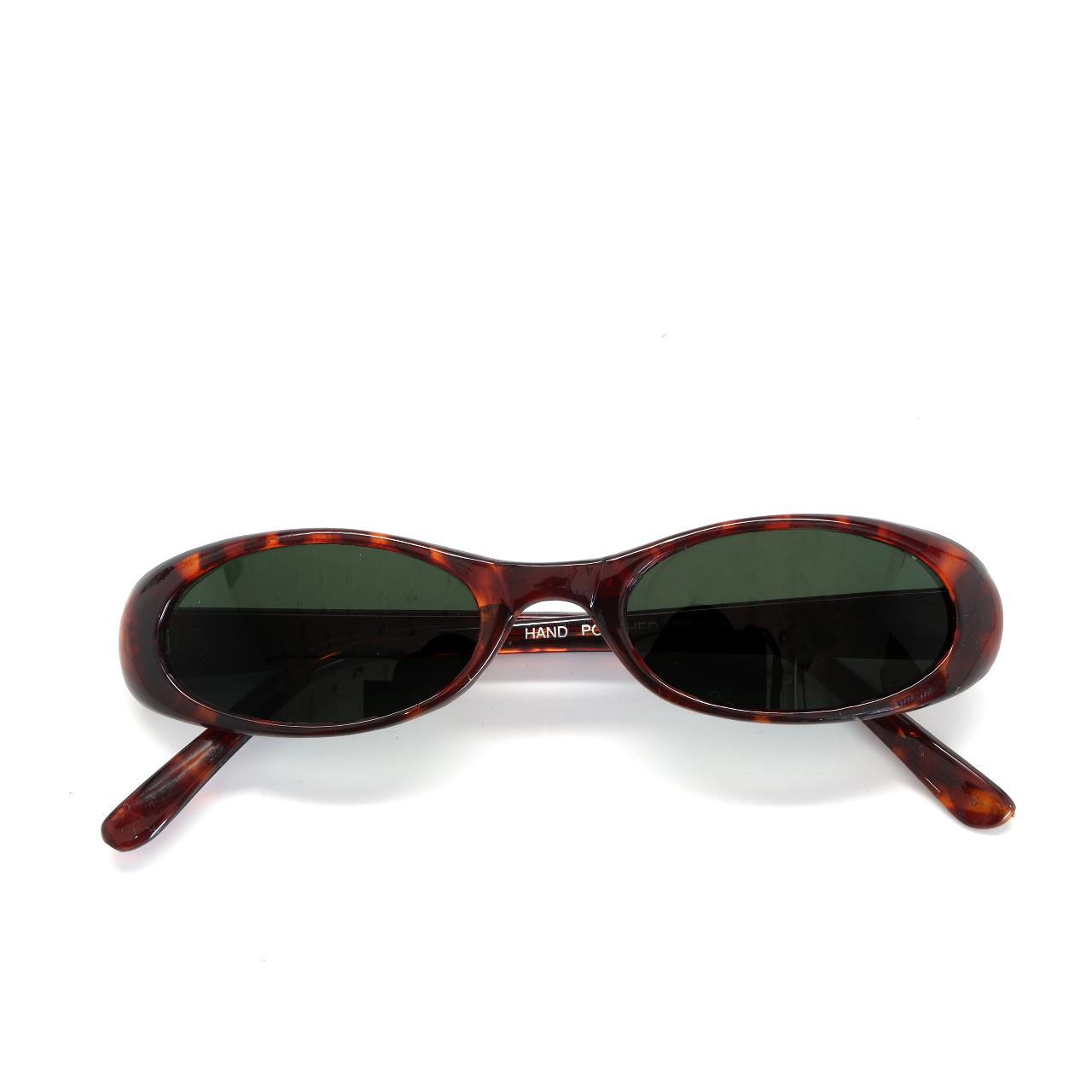 Authentic Vintage “Jane” Tortoise Oval Sunglasses - Depop