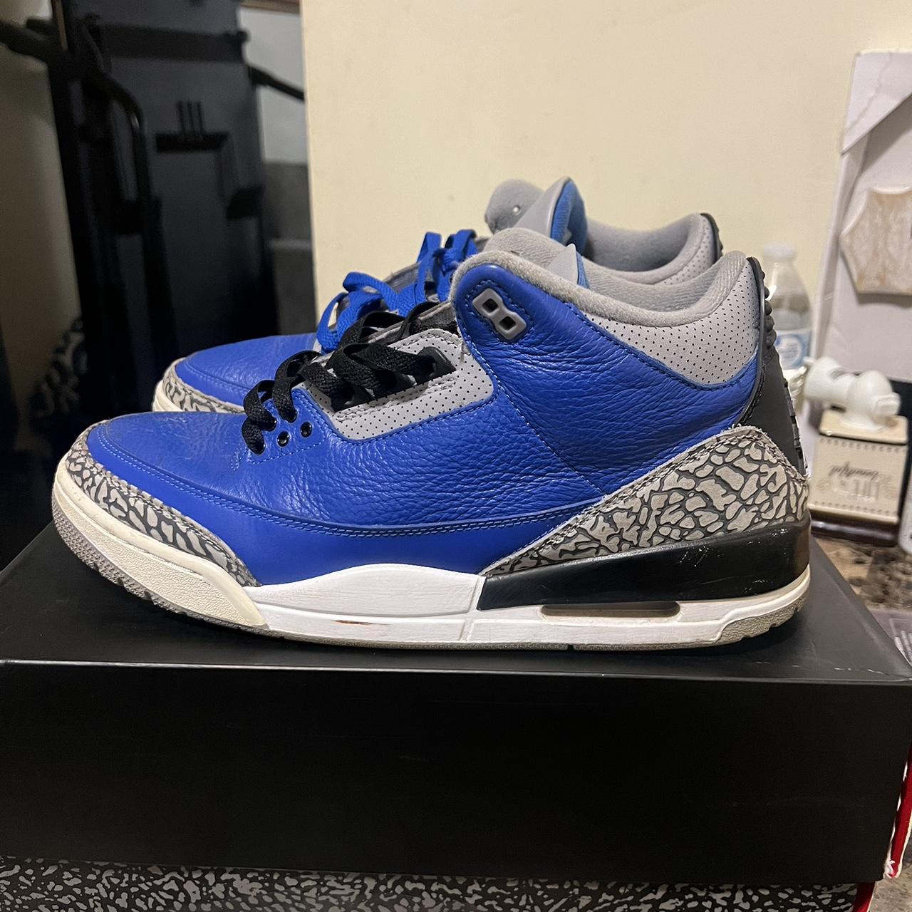 Air Jordan 3 Retro 'Varsity Royal' Size 12 Comes... - Depop