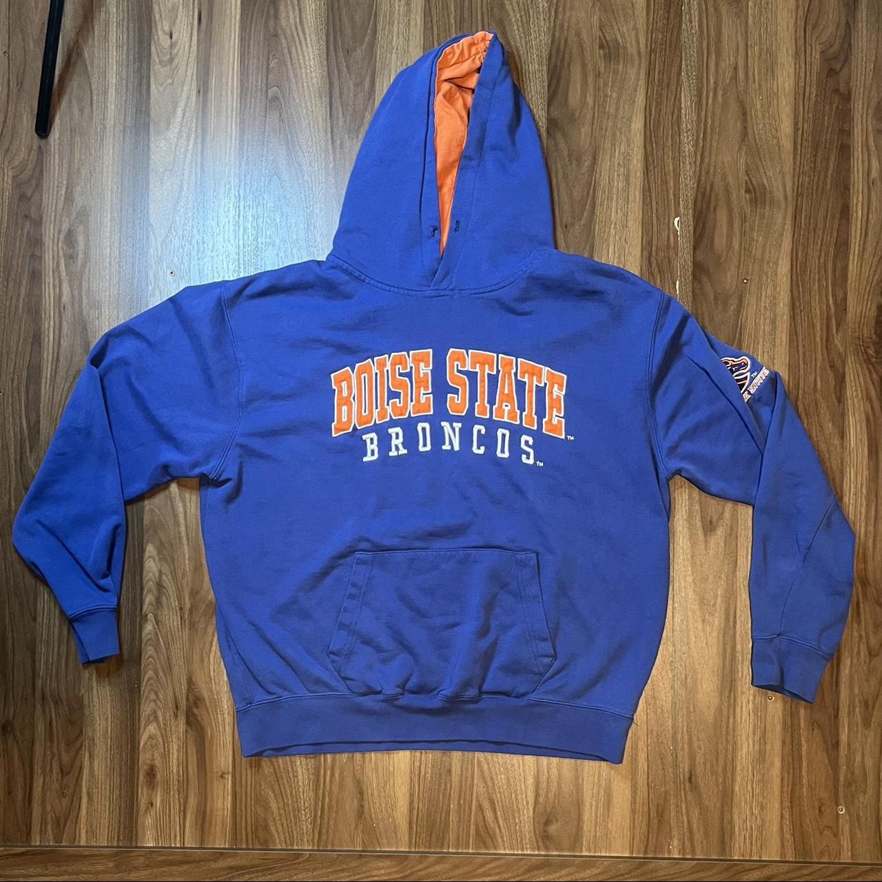 - Vintage Boise State Broncos hoodie - Size: XL -... - Depop