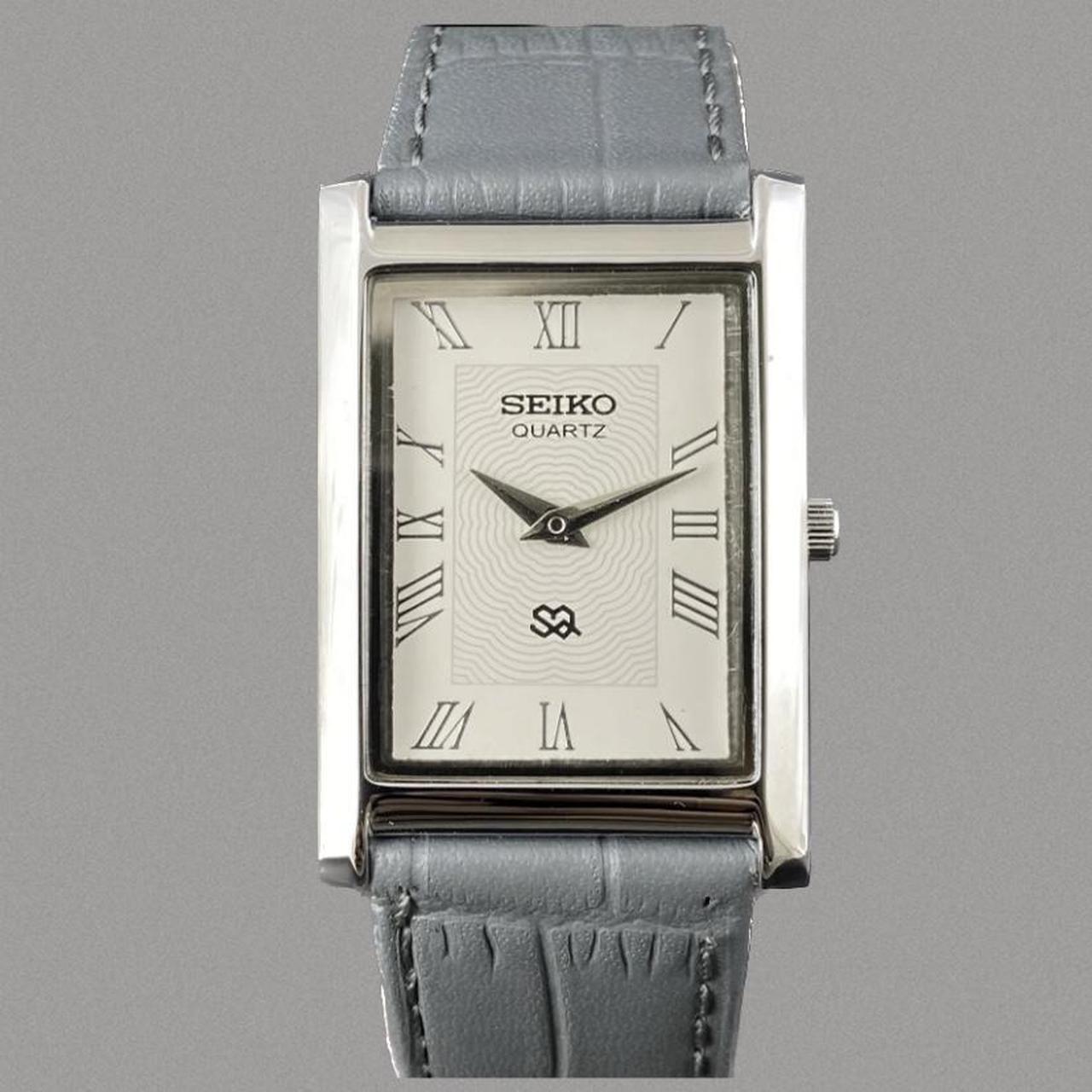 Seiko discount tank silver