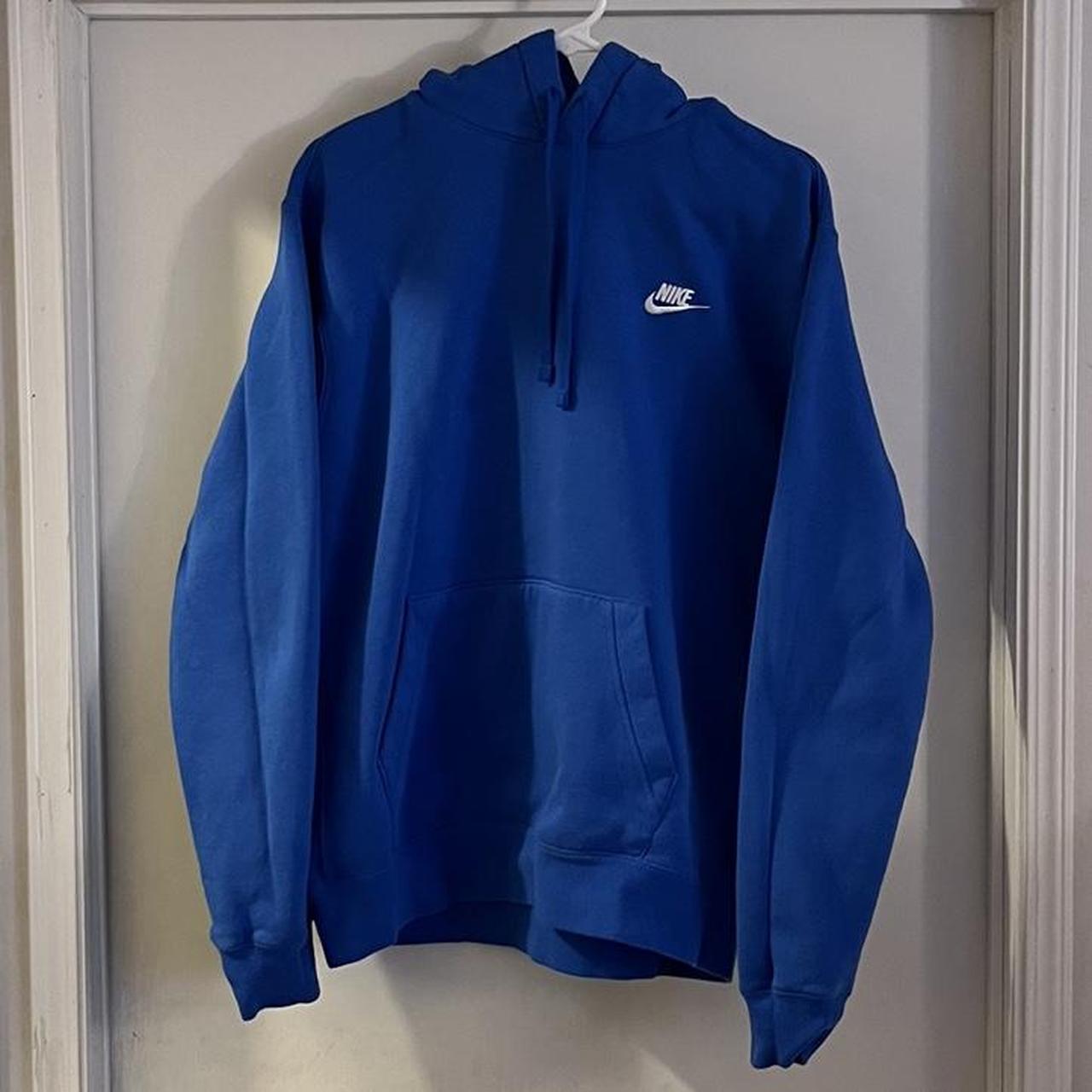 Nike Men's Blue Hoodie | Depop