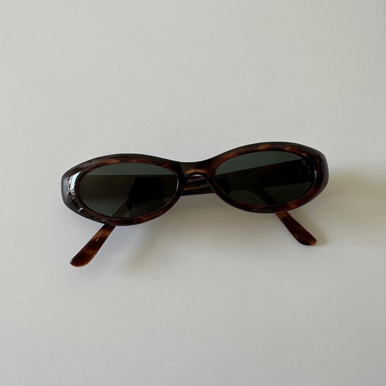 Vintage 90s Tortoise Slim Oval Sunglasses Bundle Depop 