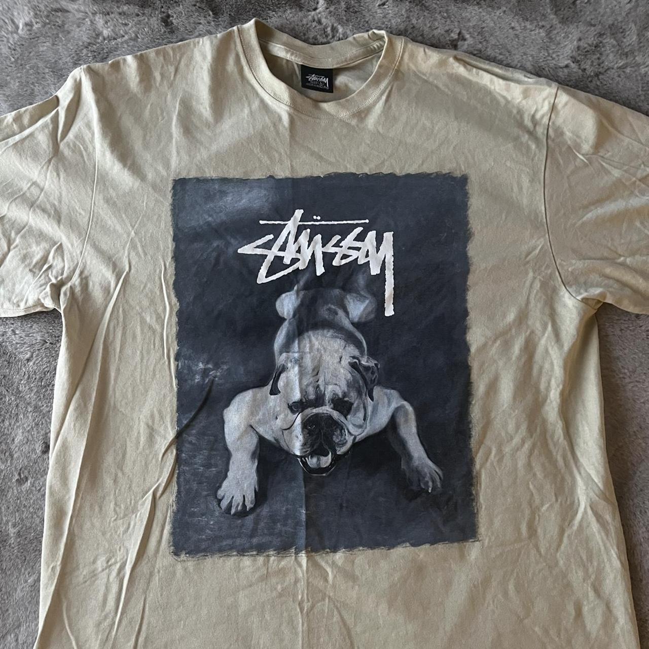 Stussy bulldog tee - Depop