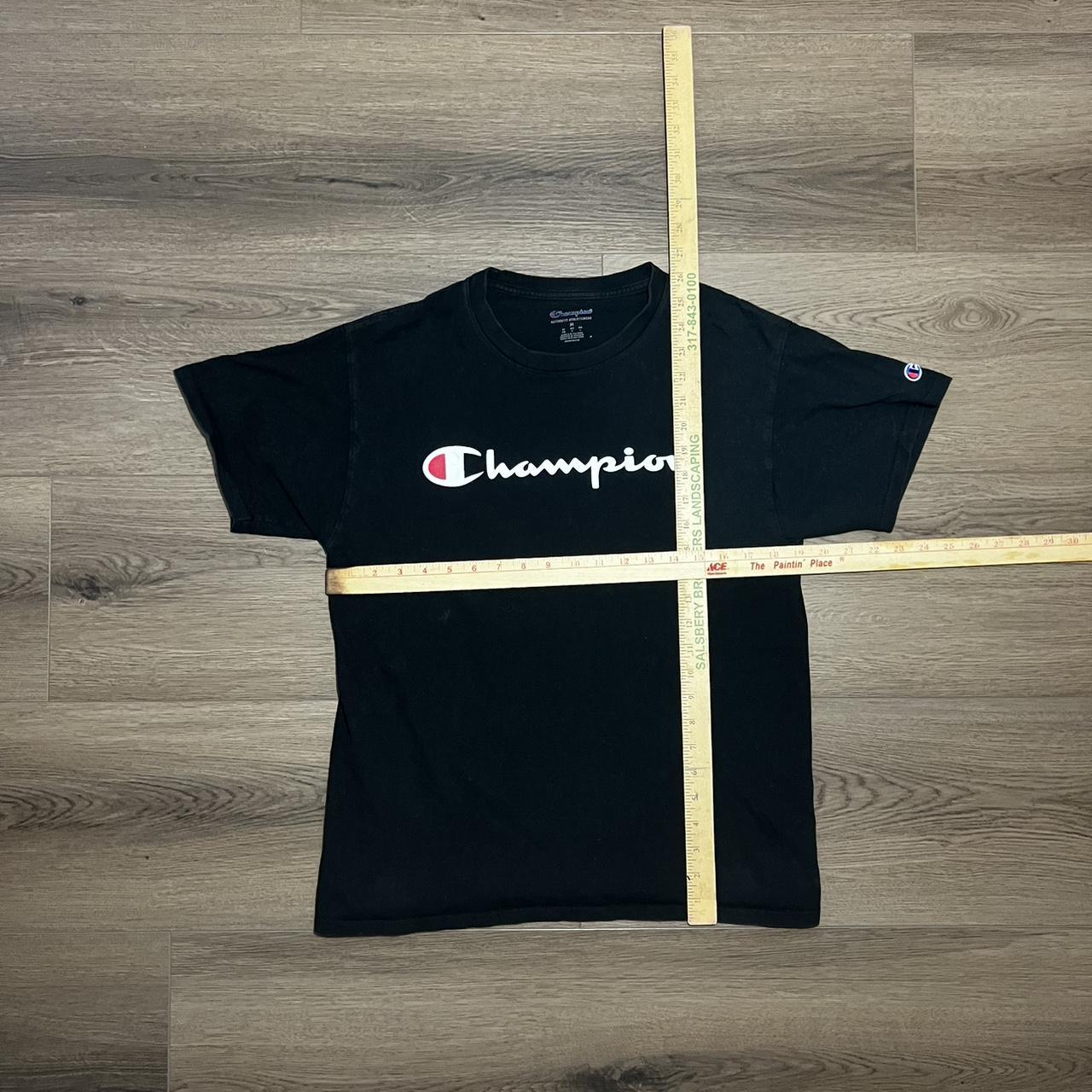 Black champion shirt #champion #simple - Depop