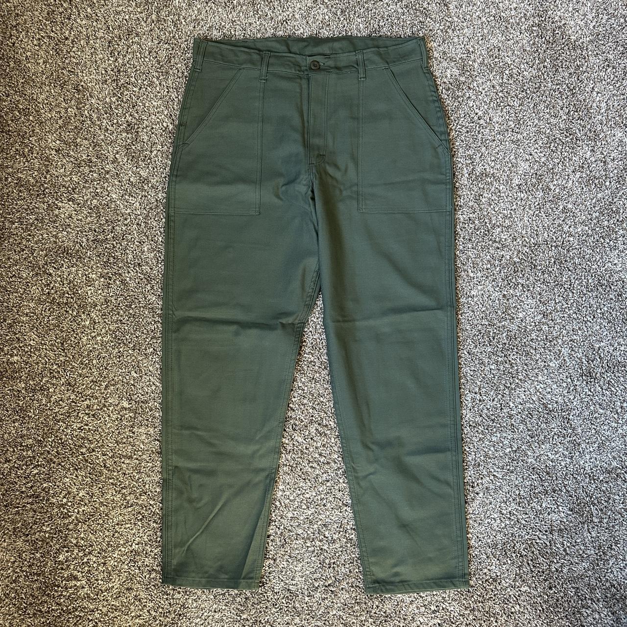 Stan Ray Men's Green Trousers