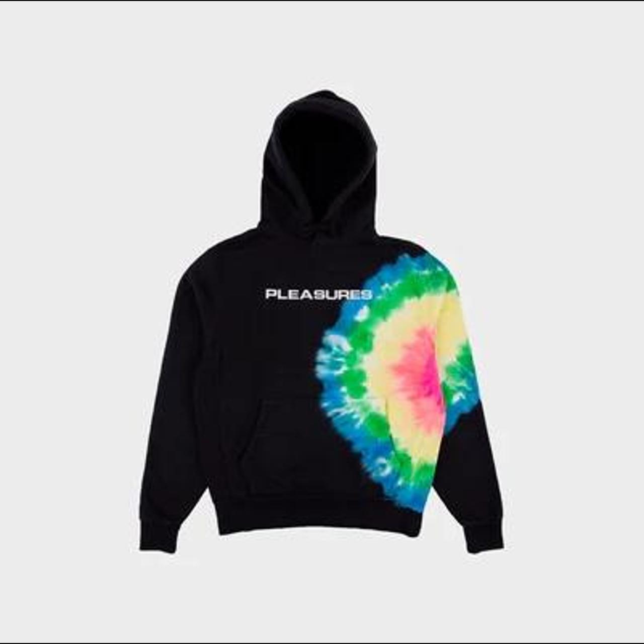 Pleasures tie dye hoodie pleasures streetwear. Depop