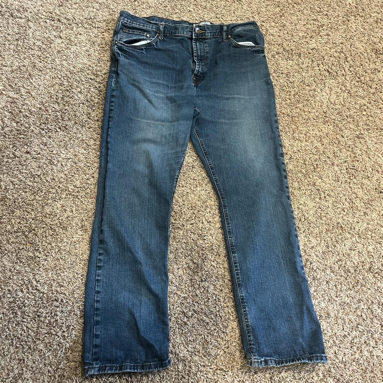 36 x 30 Wrangler Straight Fit Jeans Great Condition,... - Depop