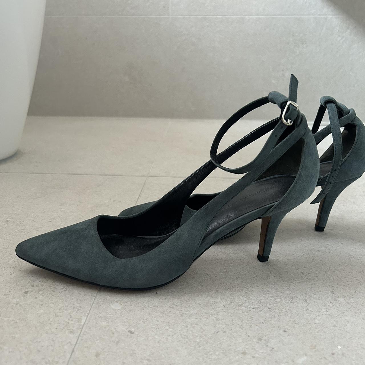 alexander wang blue heels