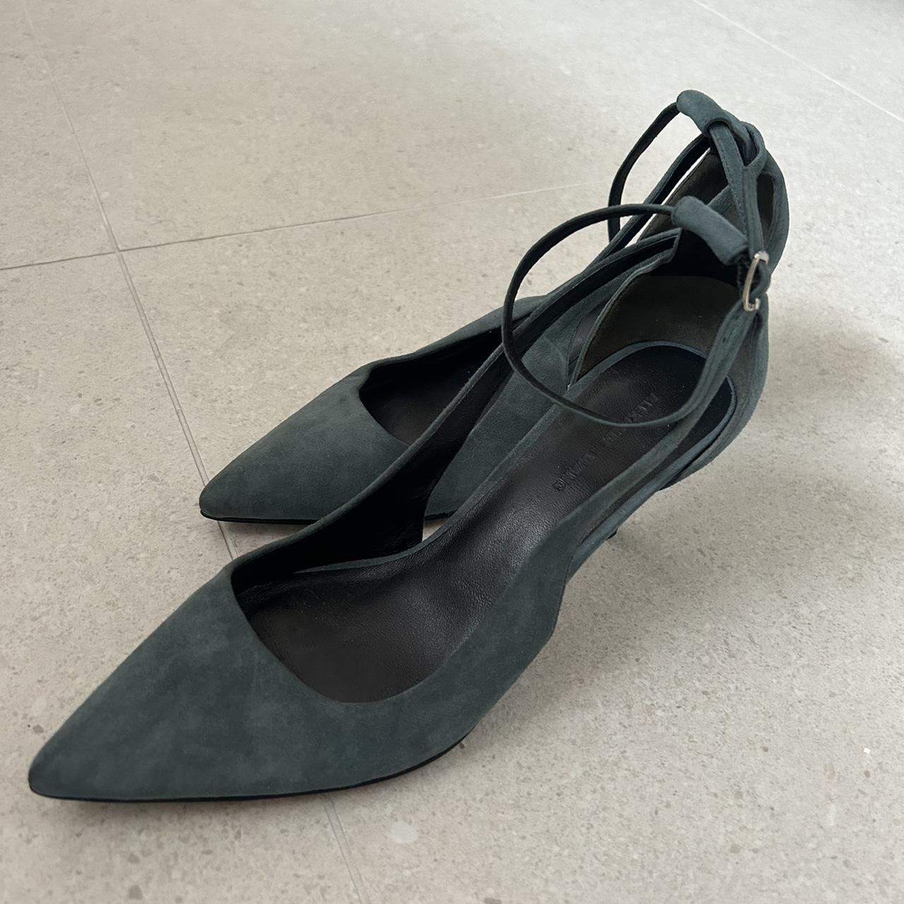 alexander wang blue heels