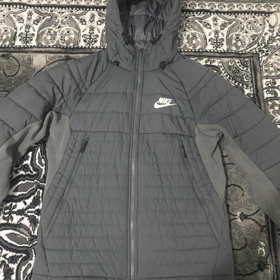 Nike Hybrid Jacket Grey Medium Great Quality A lot. Depop