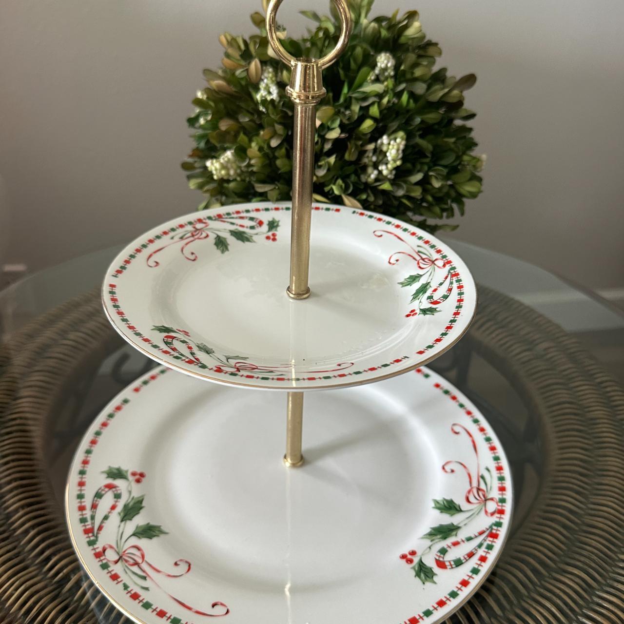 gibson christmas china set