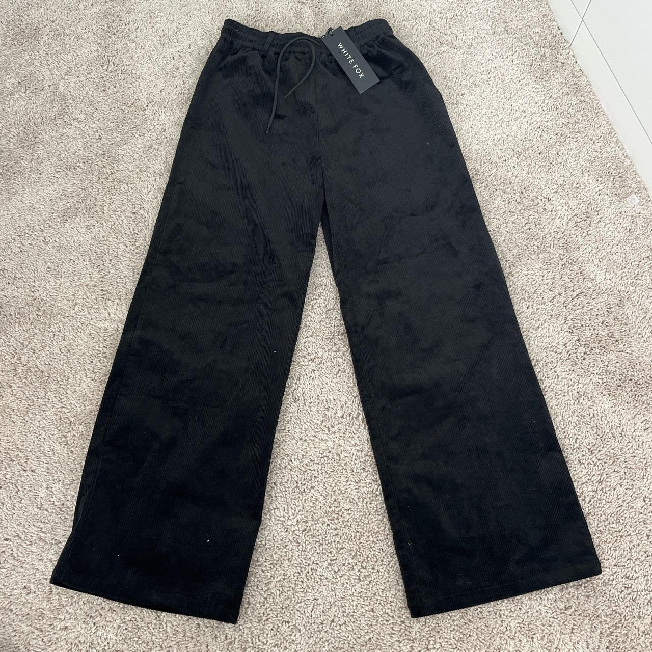 WHITEFOX black velvet pants brand new- can be... - Depop