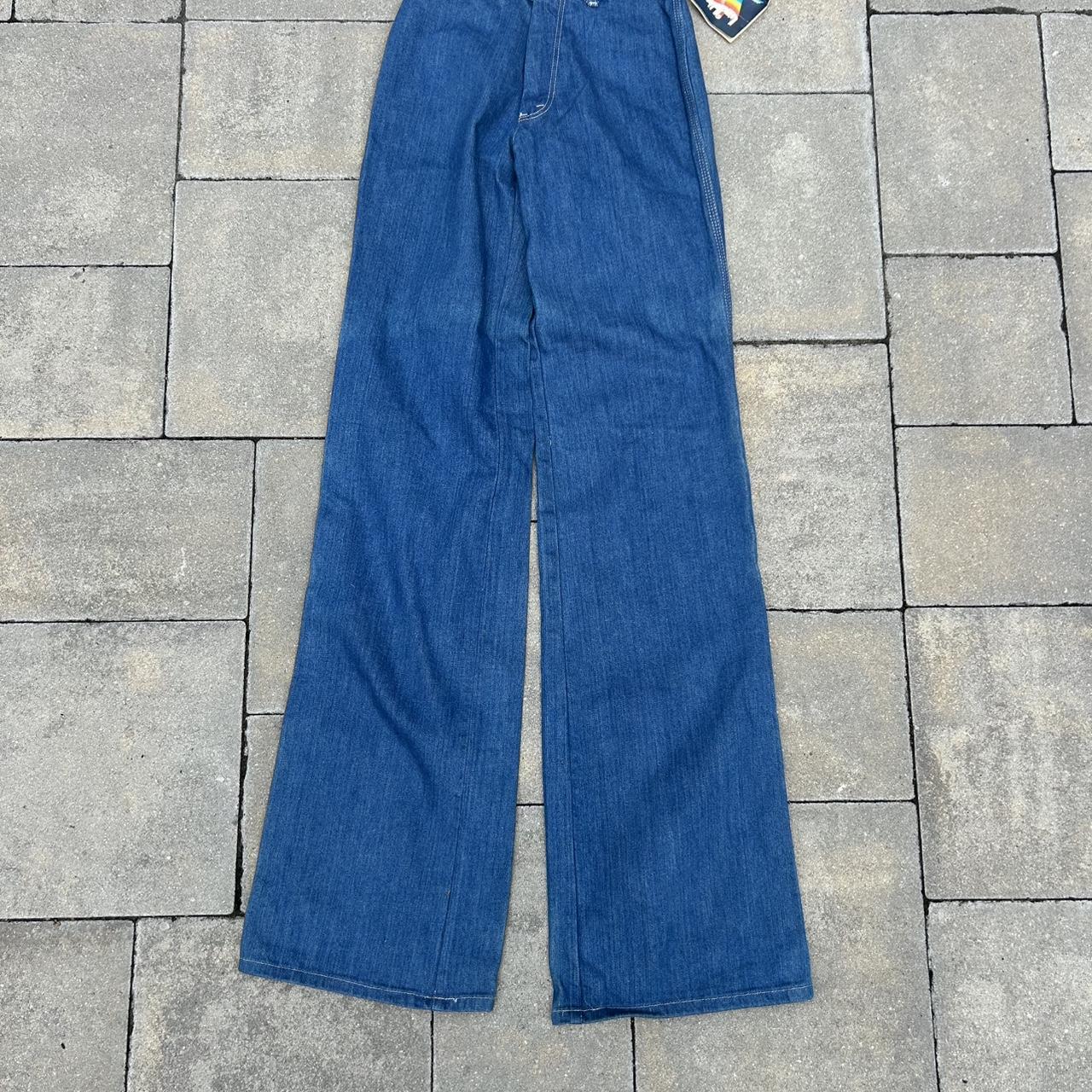 Men's Jeans - Blue/Navy - 30" – Vintage 70’s With… - image 1