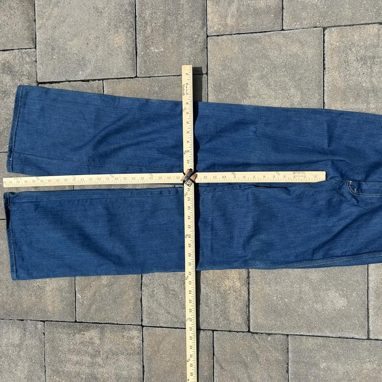 Men's Jeans - Blue/Navy - 30" – Vintage 70’s With… - image 5