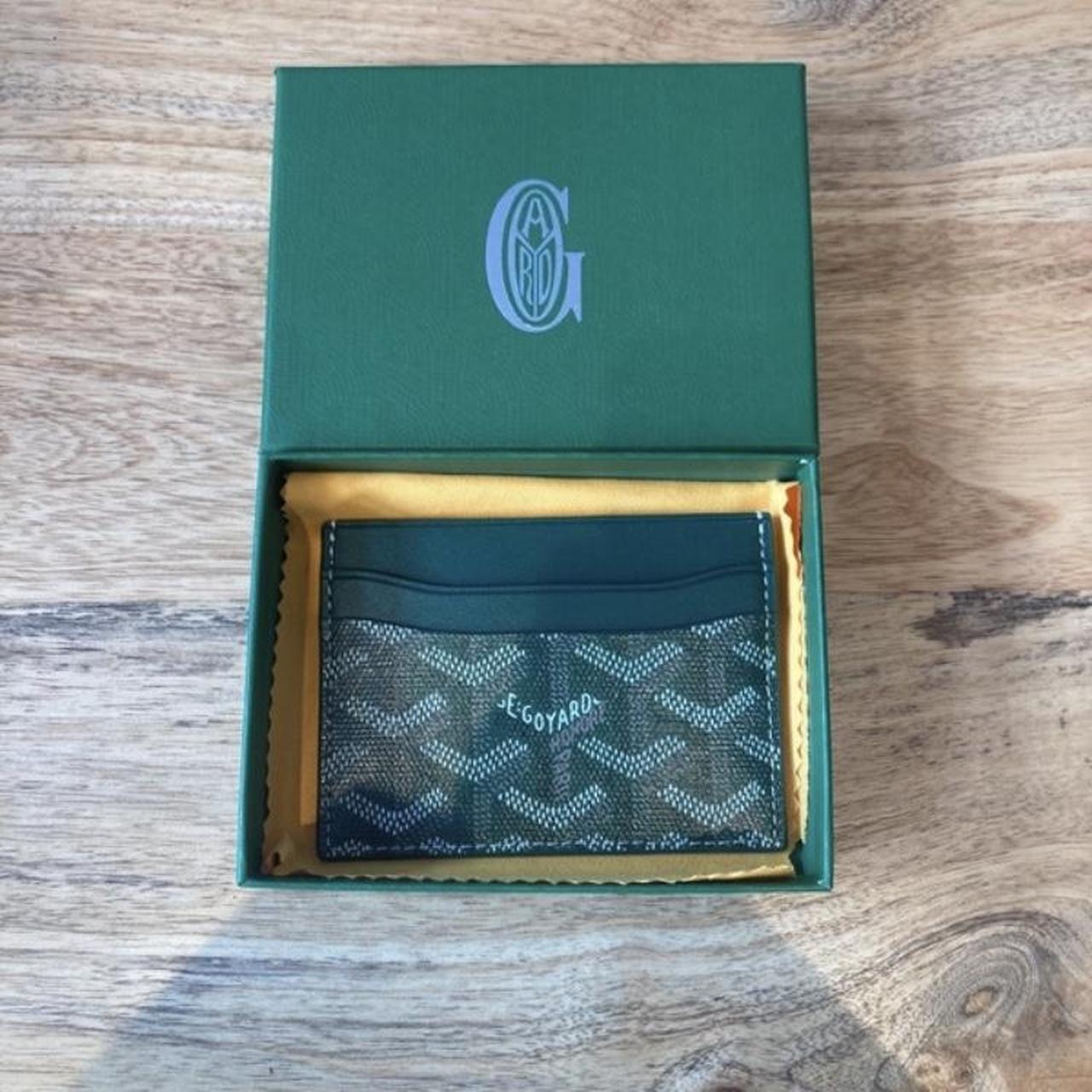 Goyard card holder green Depop