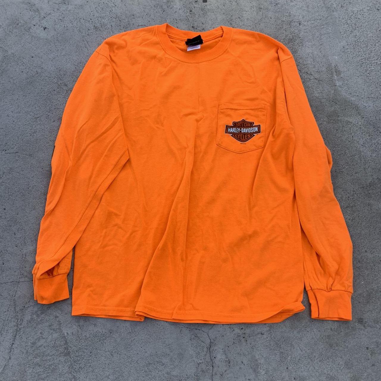 Harley Davidson long sleeve shirt size large in... - Depop