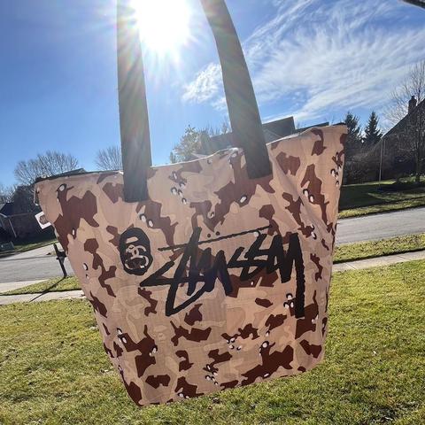 Stussy desert discount camo side bag