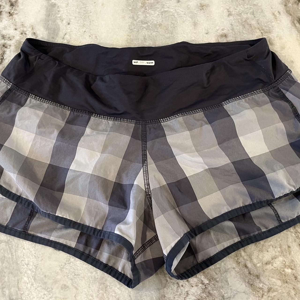 lululemon speed shorts size 8 2.5 inch inseam low - Depop