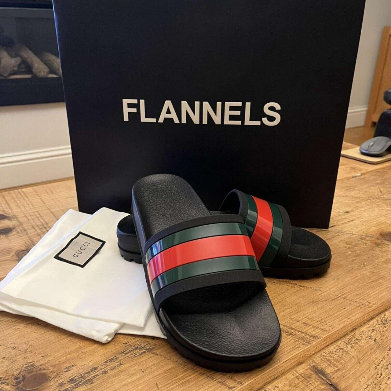 Kirkwall ️ Gucci Web Sliders UK Size 9 Selling as... - Depop