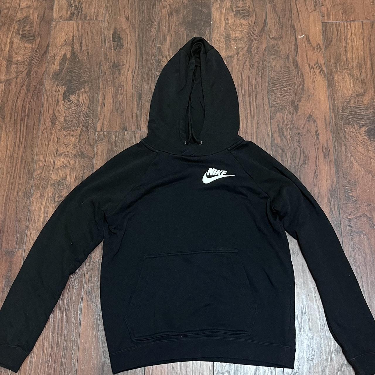 Black Nike hoodie No flaws Haven’t worn - Depop