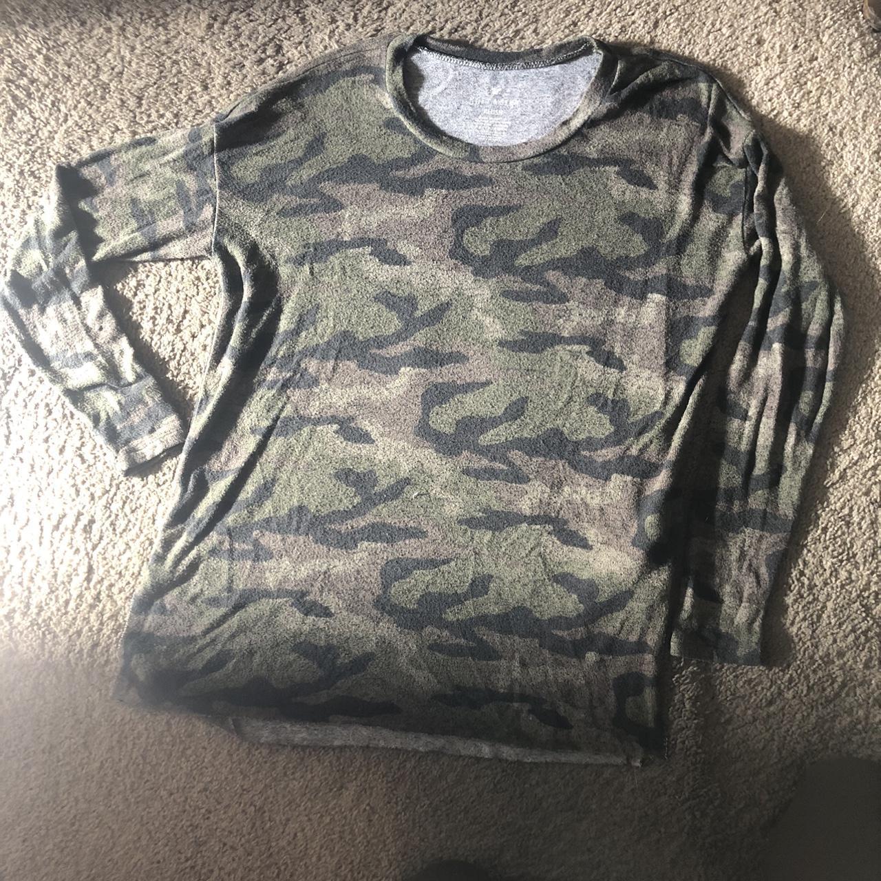 camo shirt american eagle