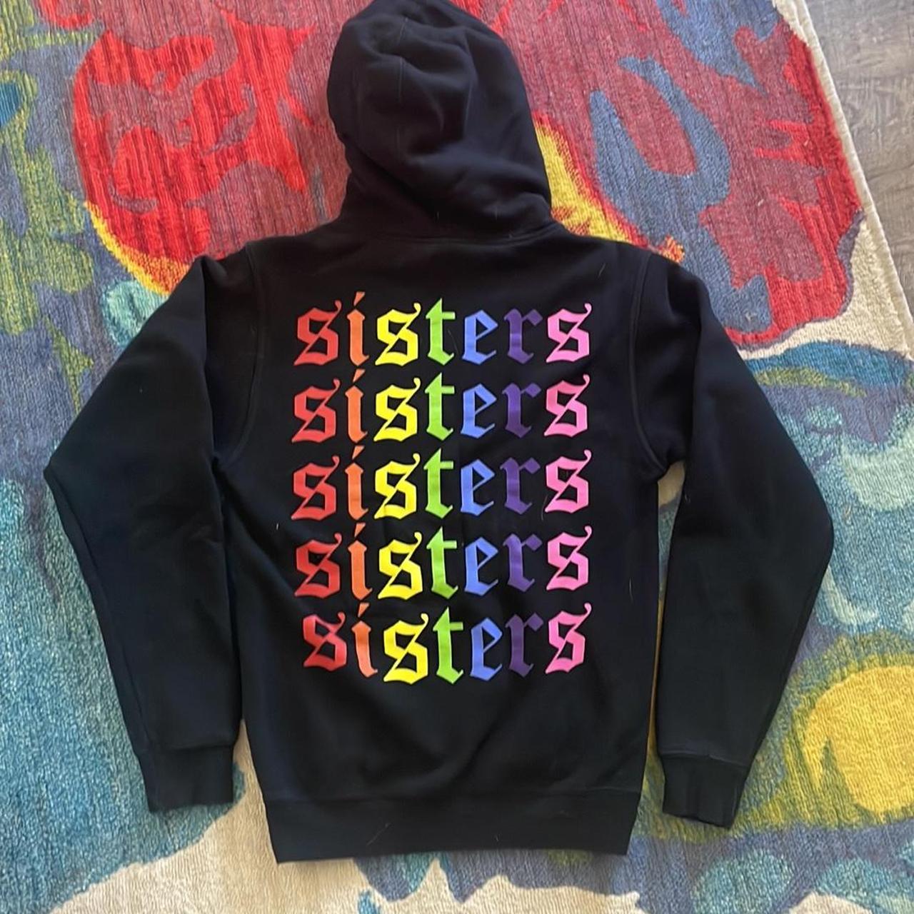 James charles sisters hoodie rainbow best sale