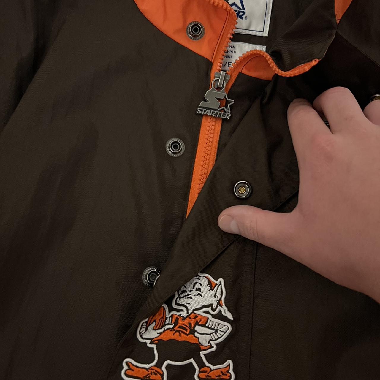 Orange/Brown Starter Cleveland Browns The Tradition II Jacket - Jackets  Masters