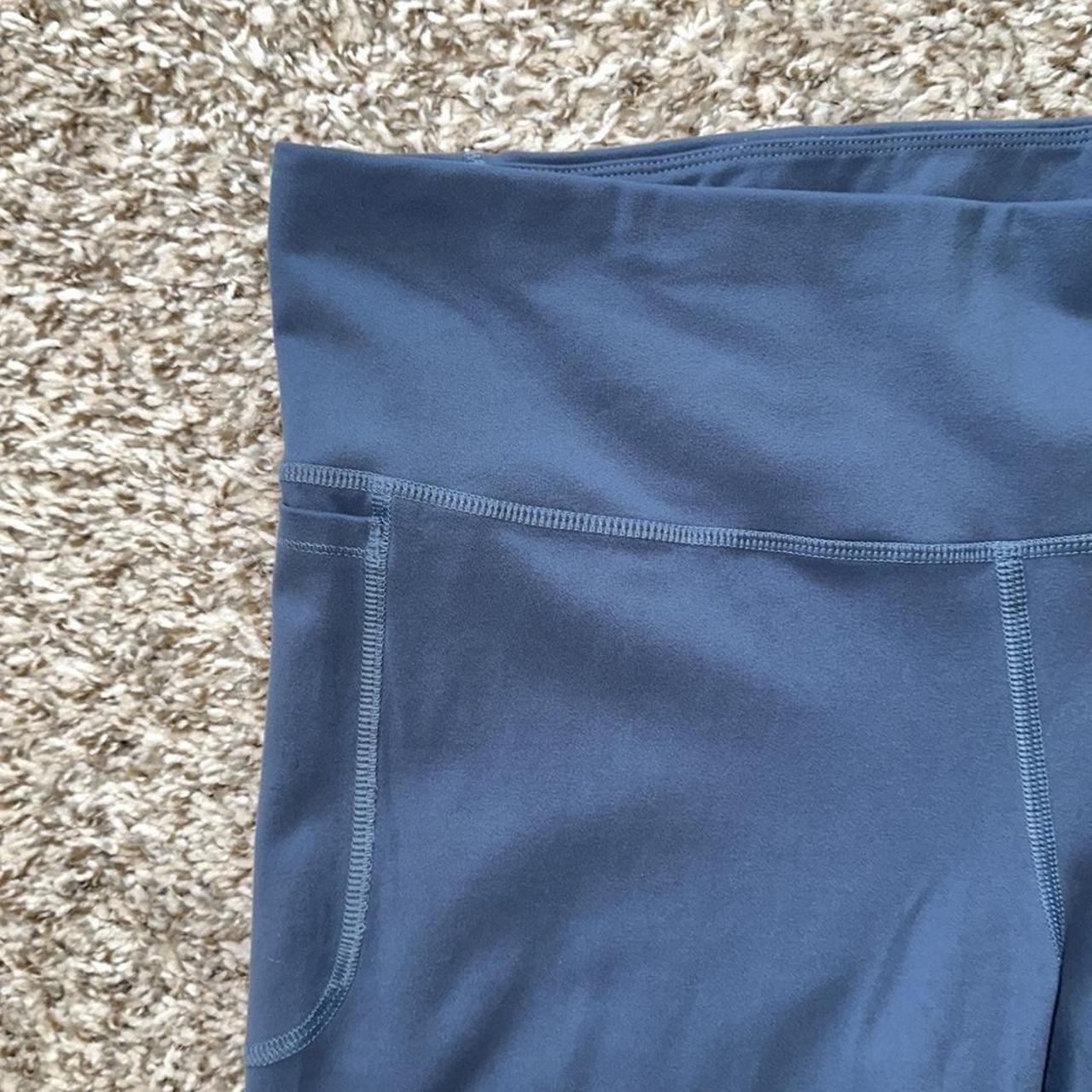 Light blue leggings from UA that have been worn but... - Depop