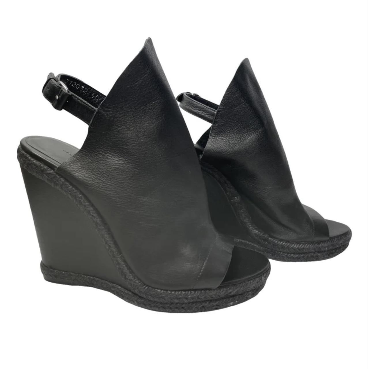 Balenciaga black wedges online