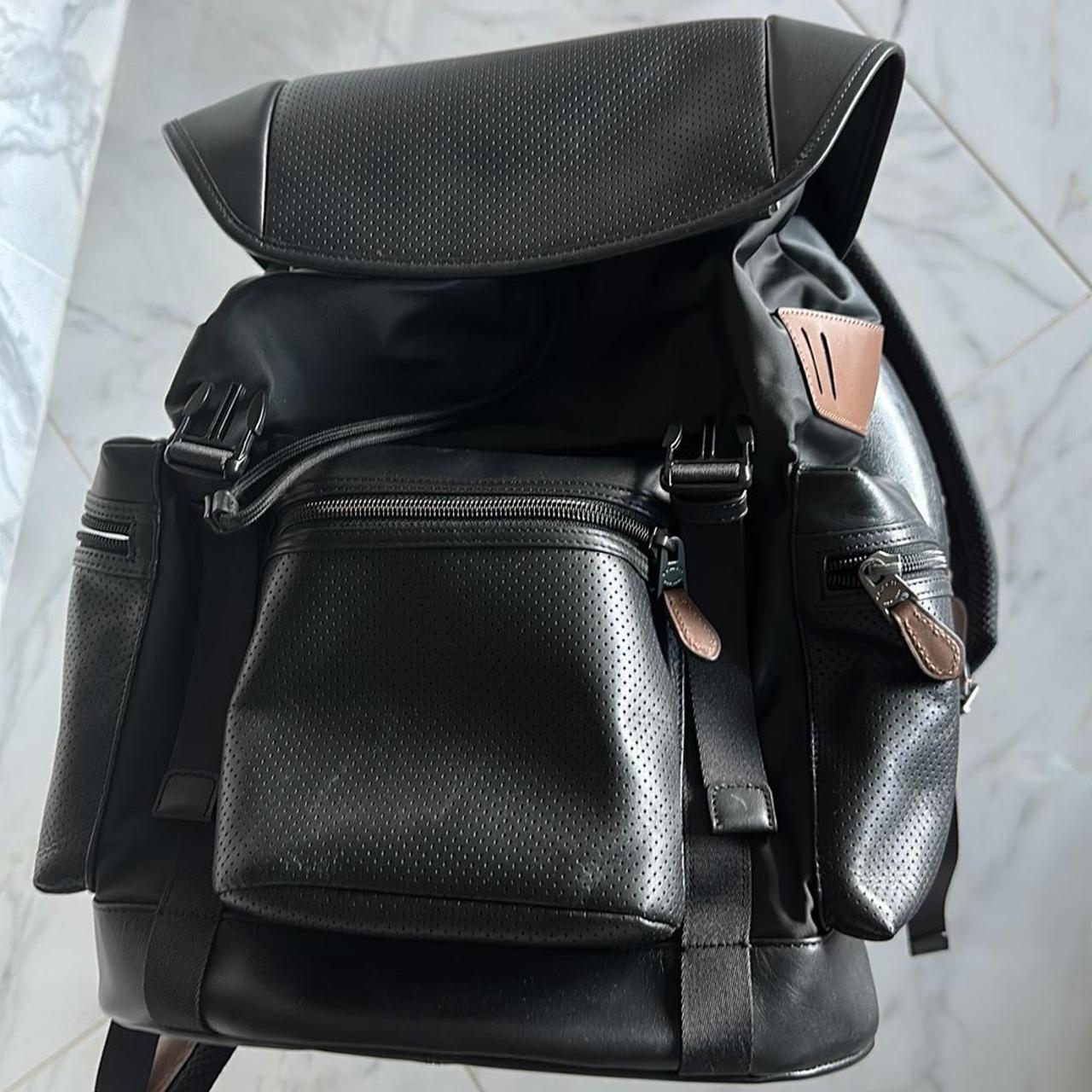 Men's coach shop backpack sale