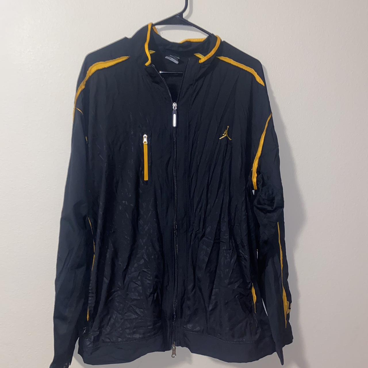 Nike Air Jordan Black Gold Windbreaker Warm Up