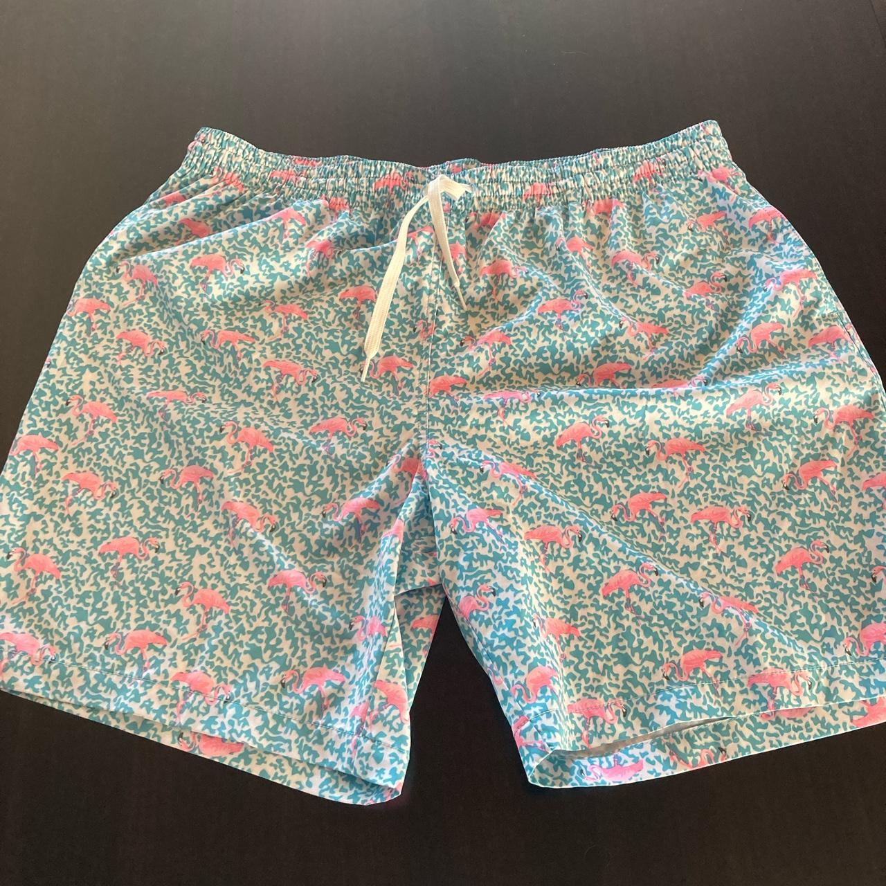 Chubbies “flamingo” summer swim shorts size XL Open... - Depop