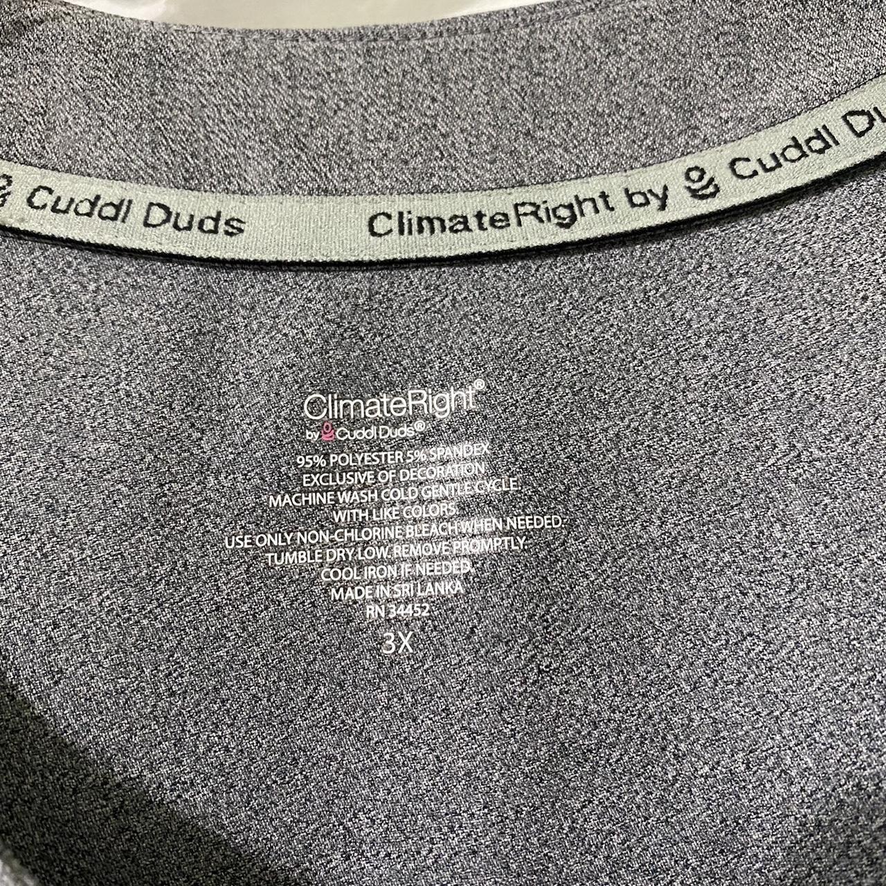 Cuddl Duds Women's Grey Top (2)