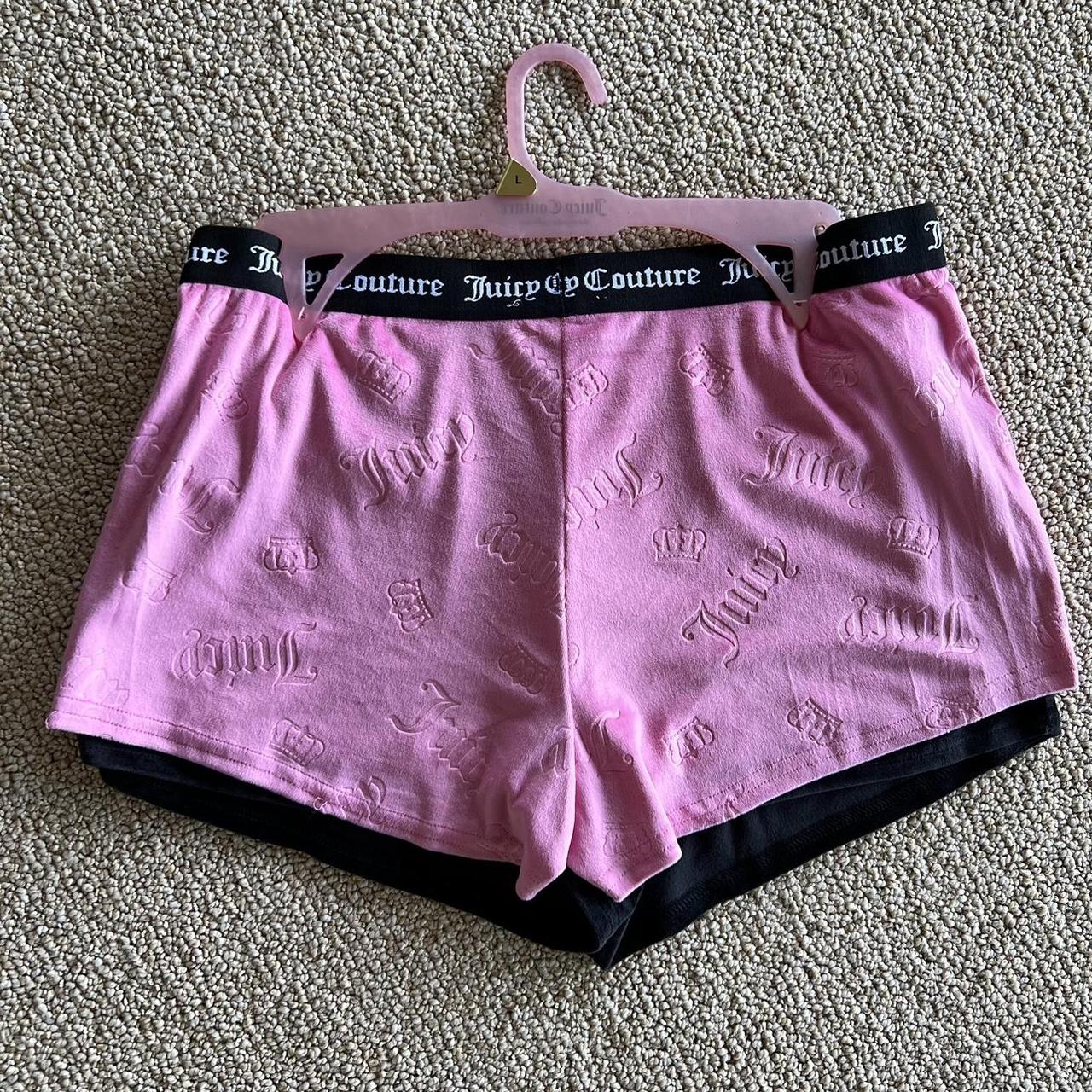 BNWT Juicy Couture Sleep Wear Velour 2 Pack Shorts Set.