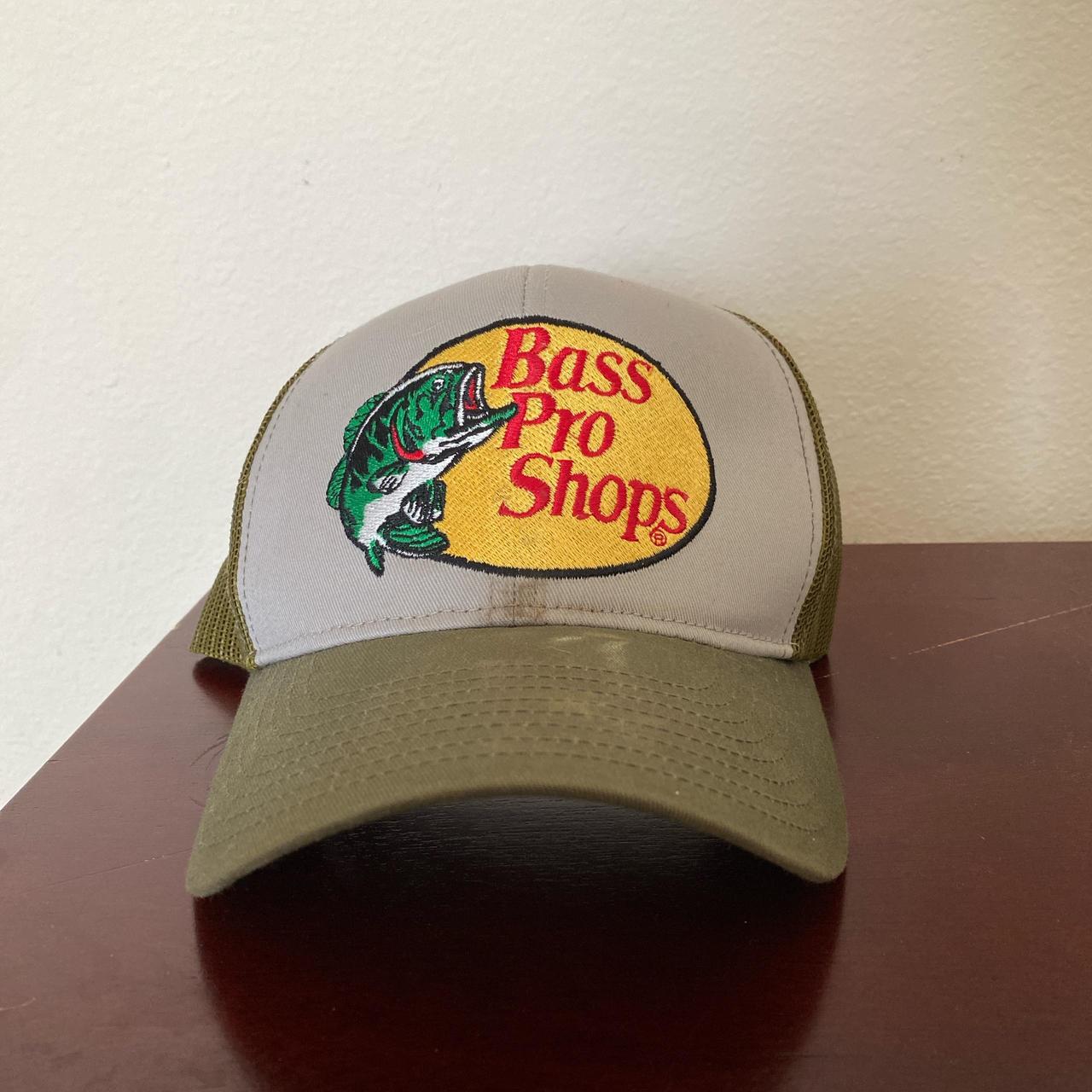 Bass Pro Shops hat. Mesh back with adjustable sizing - Depop