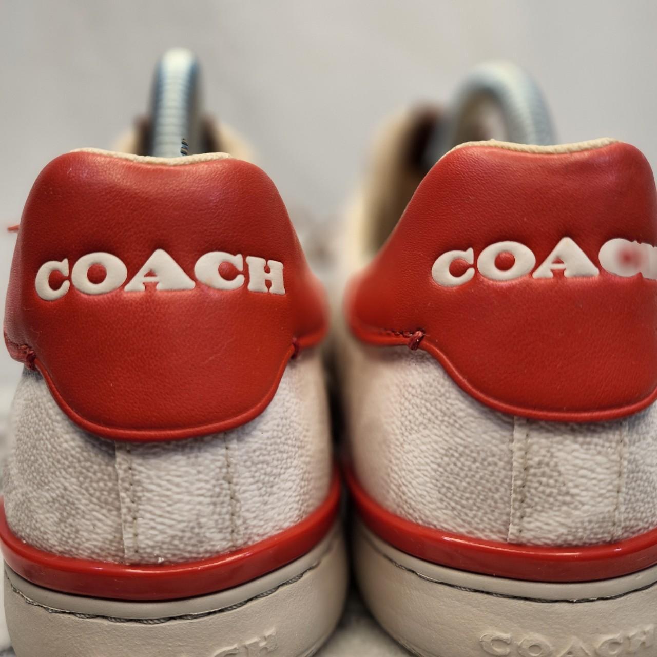 Coach red sale sneakers