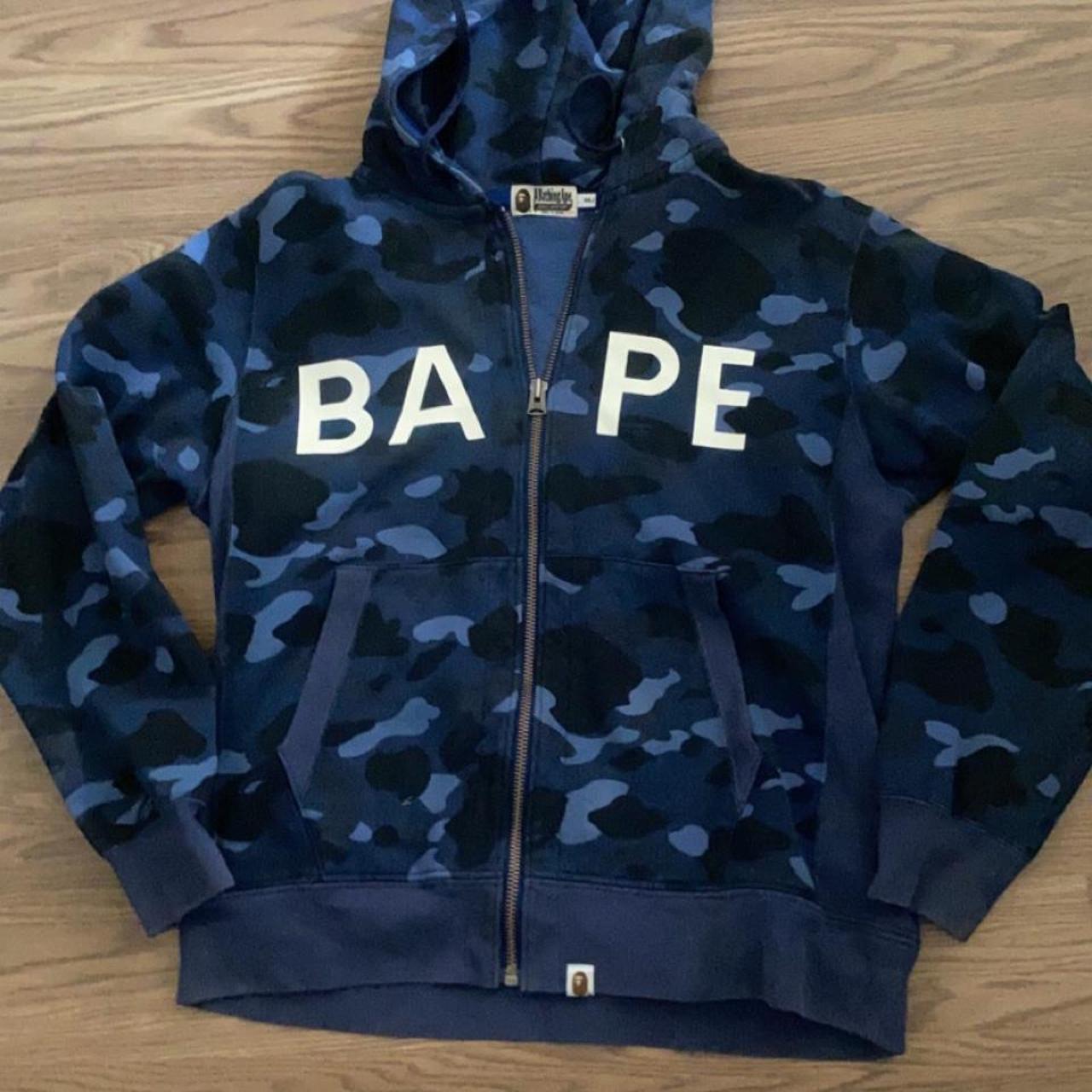 Bape hoodie tags all good Tagged 2xl fits like a... - Depop