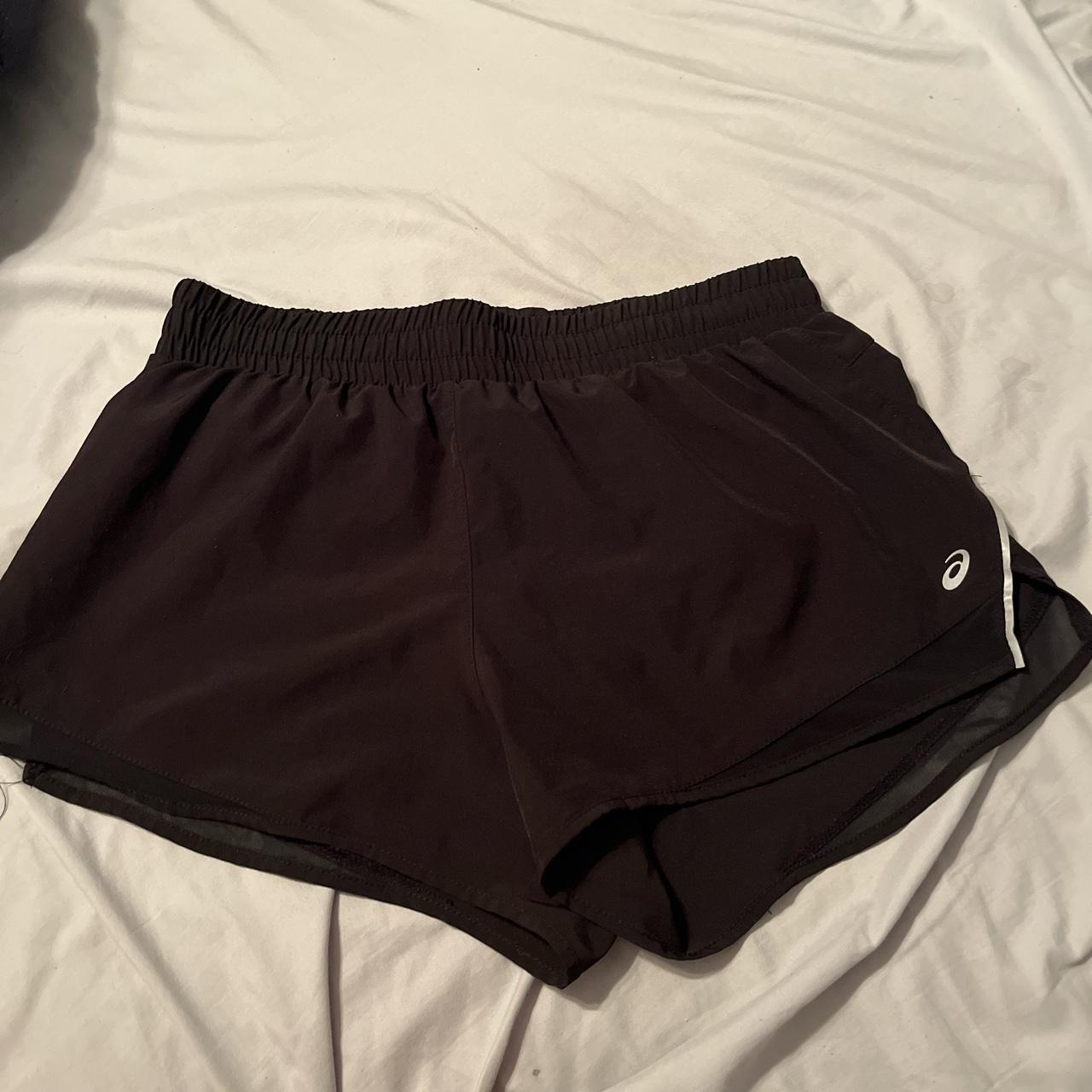 black asics running shorts size medium Depop