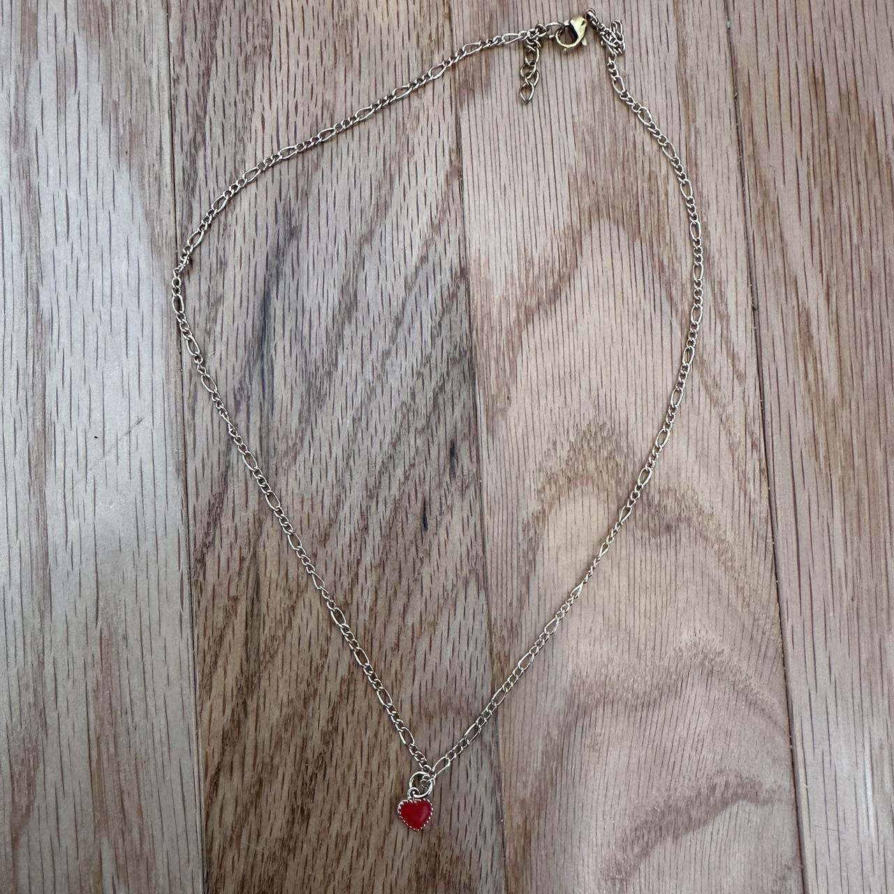 Brandy Melville Gold Heart Necklace - $14 - From tia