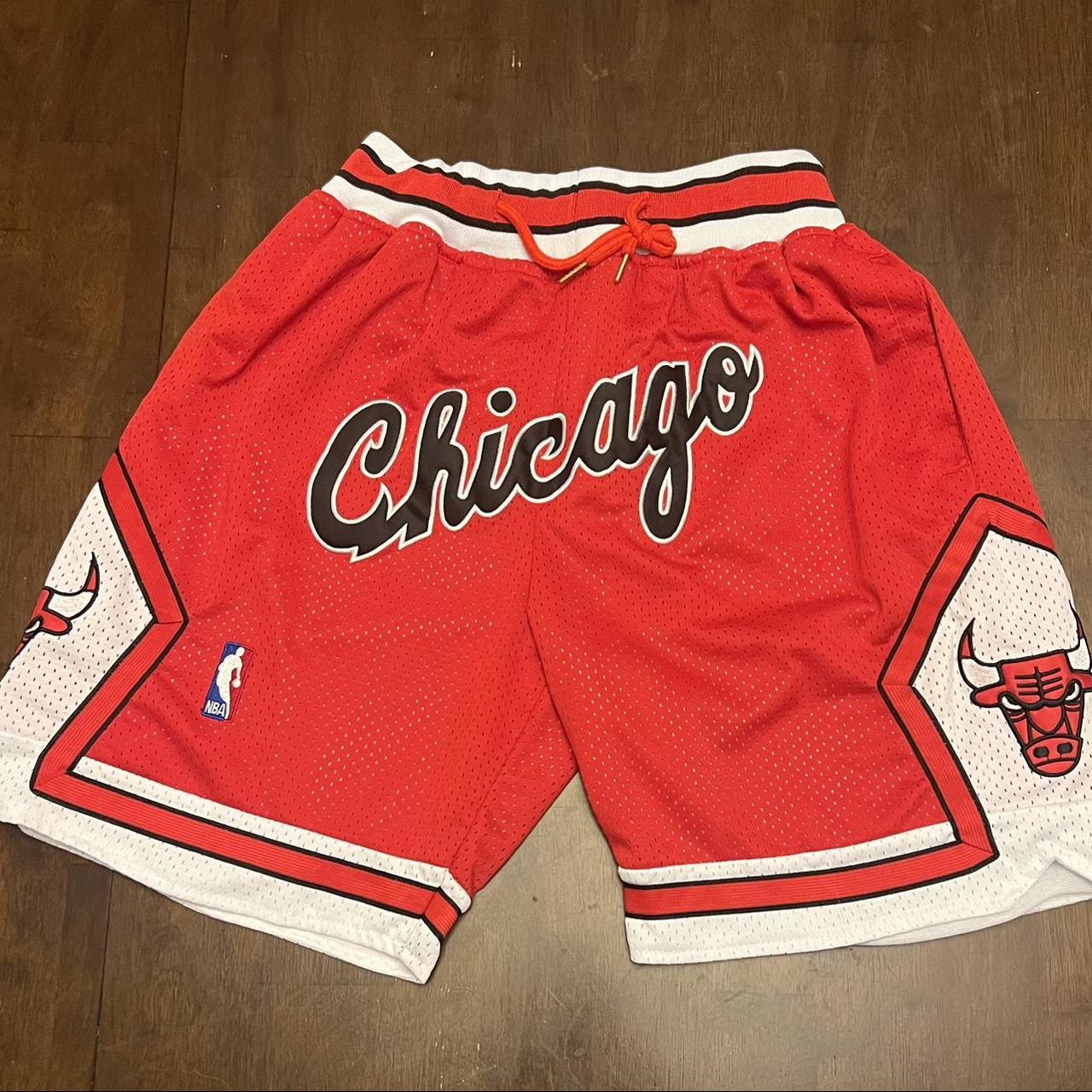 Mitchell & Ness x JUST DON 1997-98 Chicago Bulls Shorts - Depop