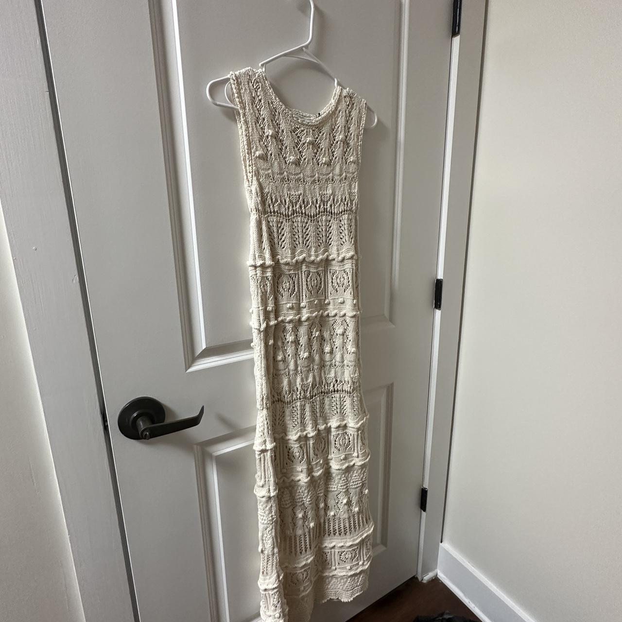 Zara crochet dress beautiful design and fit Depop