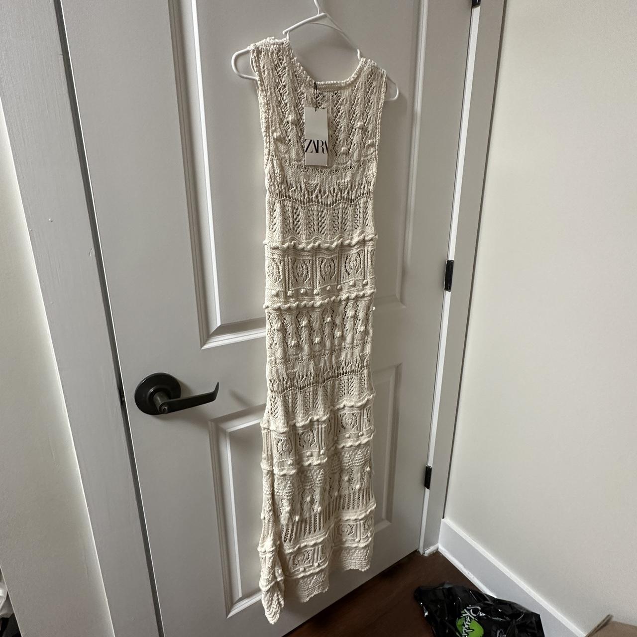 Zara crochet dress beautiful design and fit Depop