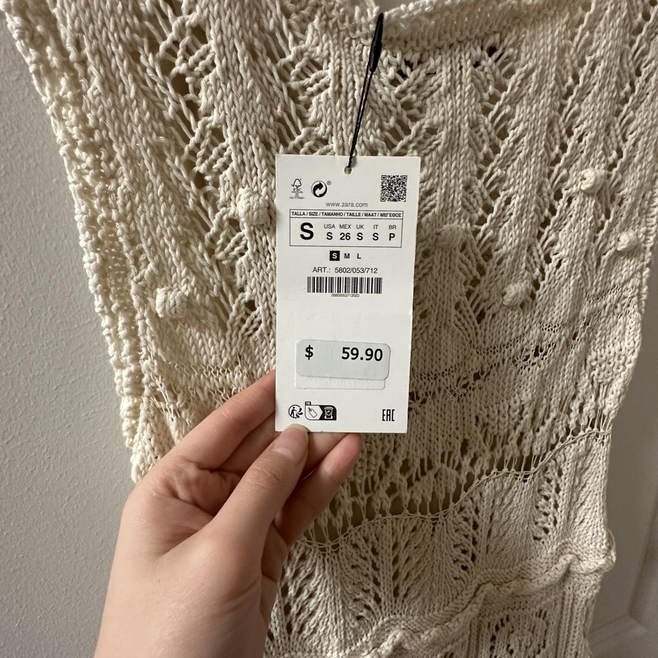 Zara crochet dress beautiful design and fit Depop