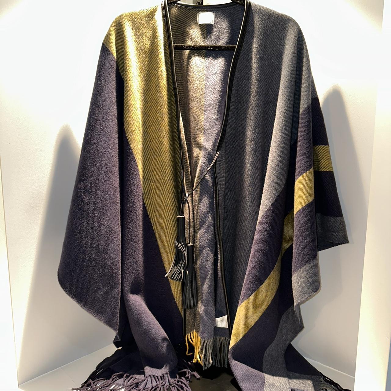 hermes cashmere poncho